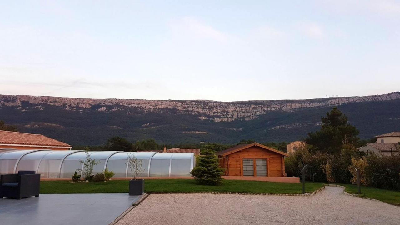 Appartement d'une chambre avec piscine privee sauna et jardin clos a Plan d'Aups Sainte Baume Extérieur photo